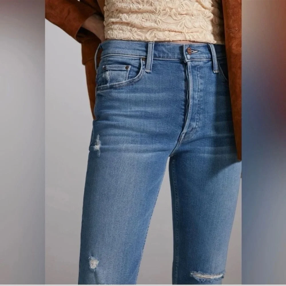✅ Mother Jeans Tomcat Straight in Play Like A Pirate - Picture 2 of 12